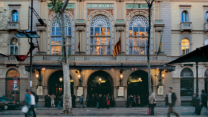 letreros luminosos gran teatre liceu barcelona
